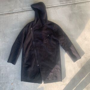 H&M long line asymmetric double-faced cardigan Jacket